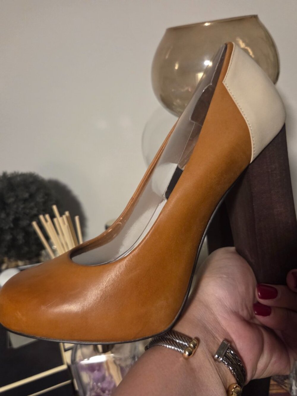 ALDO Brown Heeled Pumps / Sandals Women’s Size 39